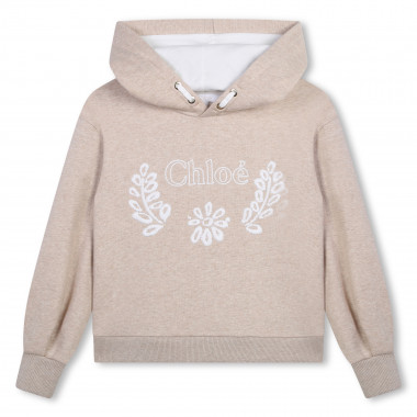 Embroidered jersey sweatshirt CHLOE for GIRL