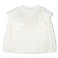 Blusa da cerimonia con volant CHLOE Per BAMBINA