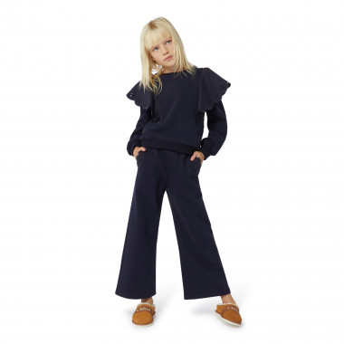 Trousers with scallop details CHLOE for GIRL