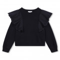 Frilled jersey sweatshirt CHLOE for GIRL