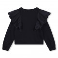 Frilled jersey sweatshirt CHLOE for GIRL