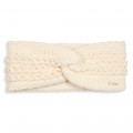 Cotton and wool knit headband CHLOE for GIRL