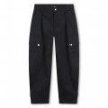 Pleated serge trousers CHLOE for GIRL