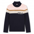 Cotton and wool jumper CHLOE for GIRL