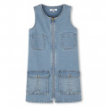 Robe en jean sans manches CHLOE pour FILLE