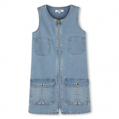 Vestido vaquero sin mangas CHLOE para NIÑA