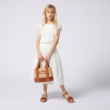 Falda larga bordada CHLOE para NIÑA