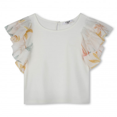 Camiseta de manga con volantes CHLOE para NIÑA