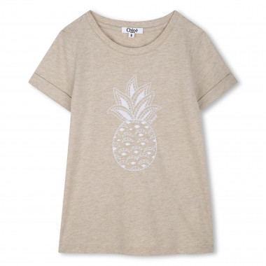 T-shirt avec ananas brodé CHLOE pour FILLE