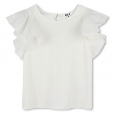 Top de manga con volantes CHLOE para NIÑA