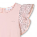 Sequin and frill T-shirt CHLOE for GIRL