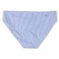 Maillot 2 pièces rayé à volant CHLOE pour FILLE