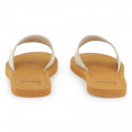 Fabric logo slides CHLOE for GIRL