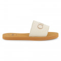 Fabric logo slides CHLOE for GIRL