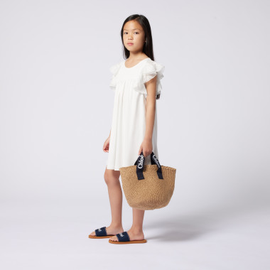 Chanclas de tela con la marca CHLOE para NIÑA