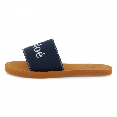 Fabric logo slides CHLOE for GIRL