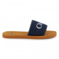 Fabric logo slides CHLOE for GIRL