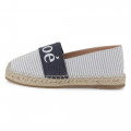 Espadrilles en toile rayée CHLOE pour FILLE