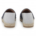 Espadrilles en toile rayée CHLOE pour FILLE