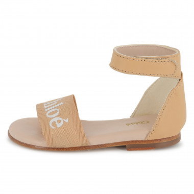 Sandalias de cuero estampadas CHLOE para NIÑA