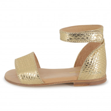 Sandalias con correas de cuero CHLOE para NIÑA
