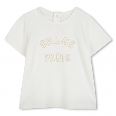 T-shirt manches courtes coton CHLOE pour FILLE