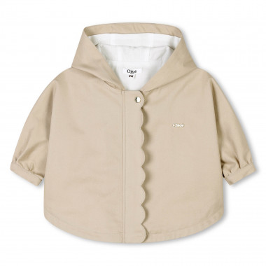 Gabardine-Cape mit Kapuze CHLOE Für MÄDCHEN