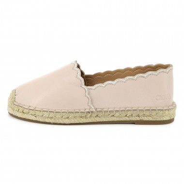 Alpargatas con festoneados CHLOE para NIÑA