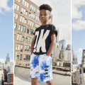 Short en molleton de coton DKNY pour GARCON