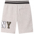 Bermuda-Shorts aus Baumwollfleece DKNY Für JUNGE