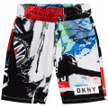 Bermuda-Short aus leichtem Stoff mit Printmuster DKNY Für JUNGE