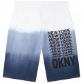 Shorts in cotone dégradé DKNY Per RAGAZZO