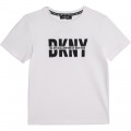 Camiseta de algodón orgánico DKNY para NIÑO