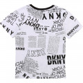 Camiseta en jersey de algodón DKNY para NIÑO
