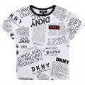 T-shirt in jersey di cotone DKNY Per RAGAZZO