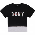 T-shirt in cotone dip dye DKNY Per RAGAZZO