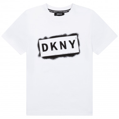 T-shirt in jersey di cotone bio DKNY Per RAGAZZO