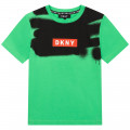 Short-sleeved jersey t-shirt DKNY for BOY
