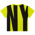 Camiseta de punto de algodón DKNY para NIÑO