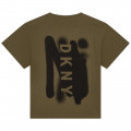 T-shirt morbida in jersey di cotone DKNY Per RAGAZZO
