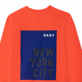 Sweat en molleton coton DKNY pour GARCON