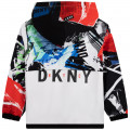 Hooded knit sweatshirt DKNY for BOY