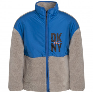 Sherpa fleece cardigan DKNY for BOY