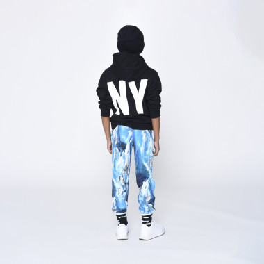 Fleece sweater met capuchon DKNY Voor