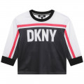 Camiseta con bandas estampadas DKNY para NIÑO