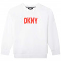 Sweat-shirt en molleton DKNY pour GARCON