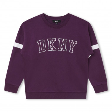Sudadera de algodón con logo DKNY para NIÑO