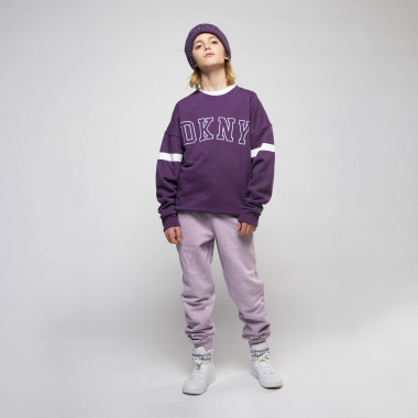 Embroidered cotton sweatshirt DKNY for BOY
