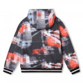 Zip-up cotton sweatshirt DKNY for BOY