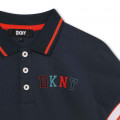Cotton piqué polo DKNY for BOY